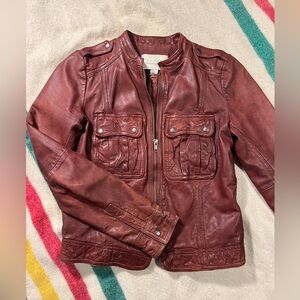 Hinge Leather Jacket
